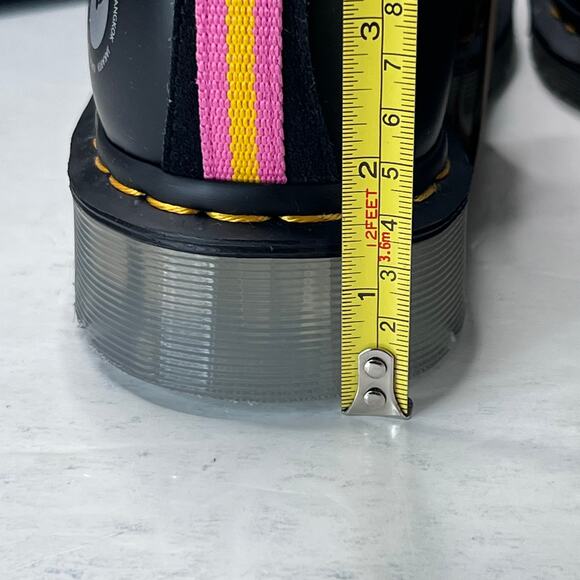 Dr Marten 1461 Atoms Leather Slip Resistant Oxford Shoe Black Men 7 Women 8 NWB - Picture 10 of 11